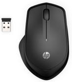 HP 285 Silent Wireless Mouse (6G4E6AA#ABB) - Zwart, Nieuw, Rechtshandig, Ophalen of Verzenden, Ergonomisch