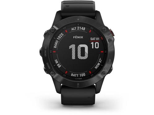 Garmin fnix 6 Pro Grijs (Zwart), Huis en Inrichting, Woonaccessoires | Overige, Zo goed als nieuw, Verzenden