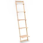 vidaXL Wandrek ladder 41,5x30x176 cm cederhout, Huis en Inrichting, Verzenden, Nieuw