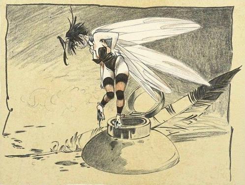 Loisel, Régis - 1 Lithograph - Fée Clochette - Lencrier, Boeken, Strips | Comics