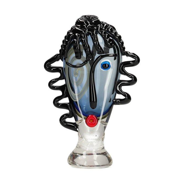 Beeldje - Abstract face - Glas, Antiek en Kunst, Kunst | Designobjecten