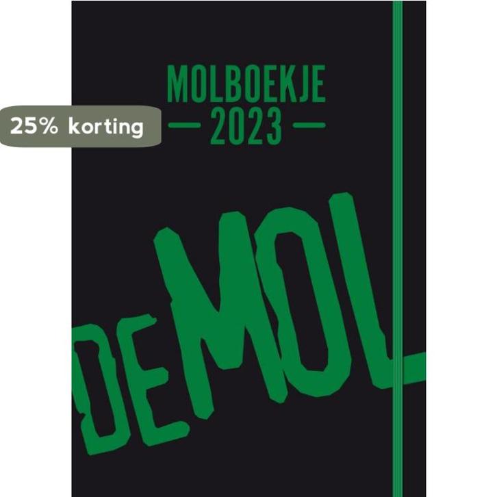 Wie is de Mol? - Molboekje 2023 9789400515659 Wie Is de Mol?, Boeken, Film, Tv en Media, Zo goed als nieuw, Verzenden