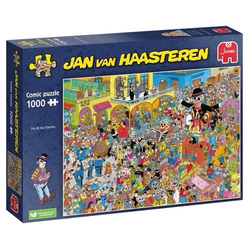 Jan Van Haasteren Puzzel Dia De Los Muertos 1000 Stukjes, Kinderen en Baby's, Speelgoed | Kinderpuzzels, Nieuw, Verzenden
