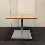 Vierkante tafel 90x90 cm, havanna blad - grijs metalen poot, Zakelijke goederen, Kantoor en Winkelinrichting | Kantoormeubilair en Inrichting