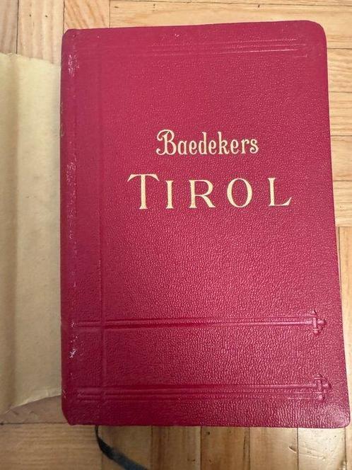 Baedeker - Baedeker Tirol - 1938, Antiek en Kunst, Antiek | Boeken en Bijbels