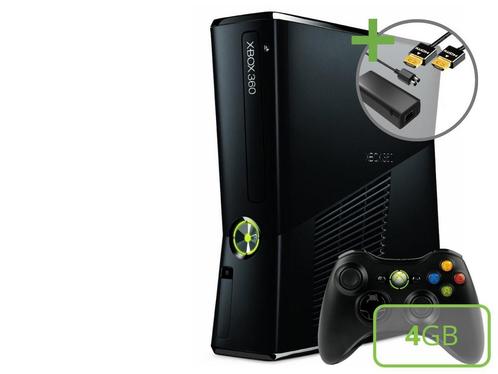 Microsoft Xbox 360 Slim Starter Pack - 4GB, Spelcomputers en Games, Spelcomputers | Xbox 360, Ophalen of Verzenden