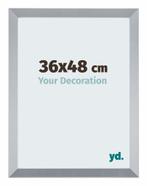 Fotolijst 36x48 cm - Zilver Glans - MDF - Catania, Verzenden, Nieuw