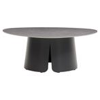 Serenno lounge tuintafel 97x97xH37 cm aluminium antraciet, Ophalen of Verzenden, Nieuw, Aluminium