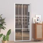 vidaXL Binnendeur 93x201,5 cm ESG-glas en aluminium wit, Verzenden, Nieuw