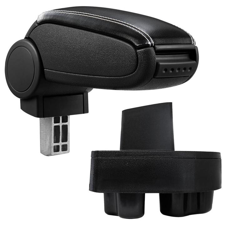 Armsteun Opel Corsa Combo C kunstleer zwart wit stiksel, Auto diversen, Auto-accessoires, Verzenden