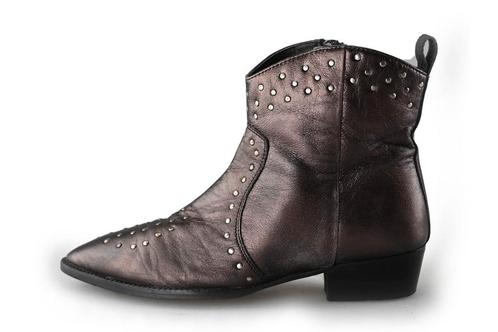 Notre-V Enkellaarzen in maat 38 Brons | 10% extra korting, Kleding | Dames, Schoenen, Overige kleuren, Zo goed als nieuw, Lage of Enkellaarzen