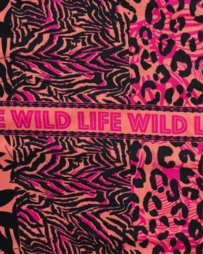 Viscose Paneel Ibiza Wild Life, Hobby en Vrije tijd, Stoffen en Lappen, Overige kleuren, Nieuw