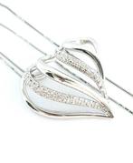 Ketting met hanger Witgoud Diamant