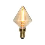 E14 diamant LED lamp Jordy, 0,8 Watt, 2200K (Extra sfeervol, Nieuw, Ophalen of Verzenden, Led-lamp, Minder dan 30 watt
