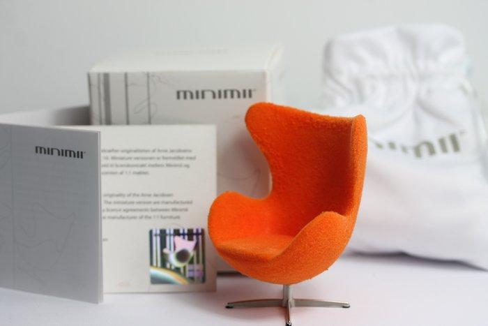 Minimii - Arne Jacobsen - Stoel - Ei Lounge Stoel -, Antiek en Kunst, Antiek | Meubels | Stoelen en Banken