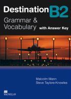 Destination B2. Grammar Vocabulary Students Bo 9783190429554, Boeken, Zo goed als nieuw, Verzenden