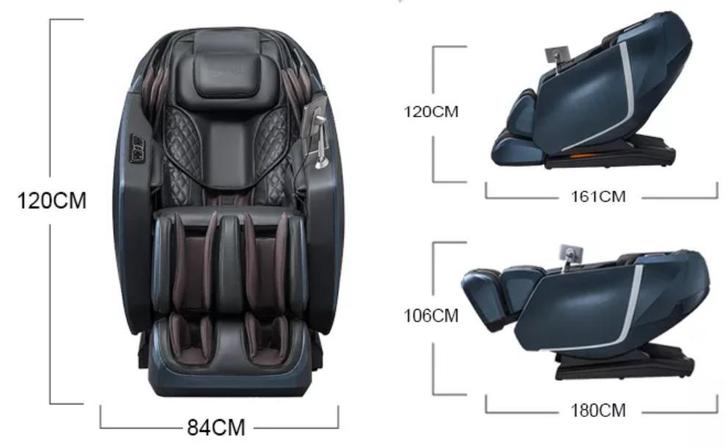 TotalSeats Capitana Massagestoel  Fitwinkel Oosterwolde, Sport en Fitness, Massageproducten, Nieuw