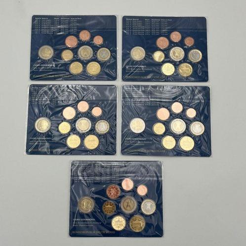 Duitsland. Year Set (BU) 2023 A,D,F,G,J (5 sets) (Zonder, Postzegels en Munten, Munten | Europa | Euromunten