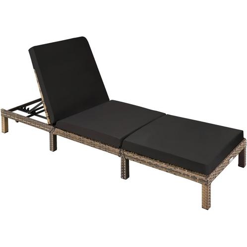 Wicker ligbed Sofia - natuur, Tuin en Terras, Tuinsets en Loungesets, Verzenden