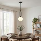 Hanglamp | BALI | 1x E27 | Ø15cm | Zwart, Ophalen of Verzenden, Nieuw, Metaal, 50 tot 75 cm