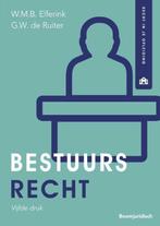 9789462906198 Recht in je opleiding - Bestuursrecht, Verzenden, Zo goed als nieuw, W.M.B. Elferink