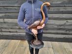Beeld, XL Bronze Flamingo - 27 cm - Brons