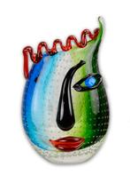 MURANO STIJL ABSTRACTE GLAZEN VAAS MET GEZICHT (Interieur), Verzenden