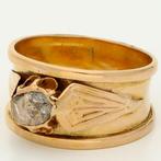 Ring - 18 karaat Geel goud Diamant (Natuurlijk), Nieuw