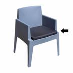 Tuinstoel - Box - Donkergrijs - Siesta, Tuin en Terras, Verzenden, Nieuw