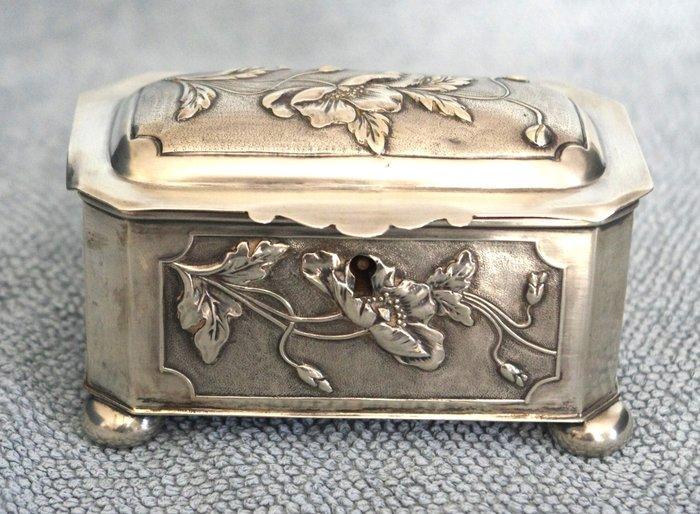 Sieradendoos (3) - .833 zilver - Sieradendoosje van zilver, Antiek en Kunst, Antiek | Goud en Zilver