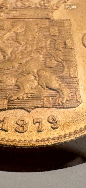 Nederland. Willem III. 10 Gulden 1879/7, Postzegels en Munten, Munten | Nederland