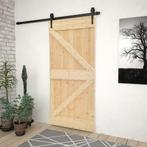 Massief Grenen Deur 90x210 - Tweedekansje - Klusproject?..., 80 tot 100 cm, Nieuw, Ophalen of Verzenden, Buitendeur