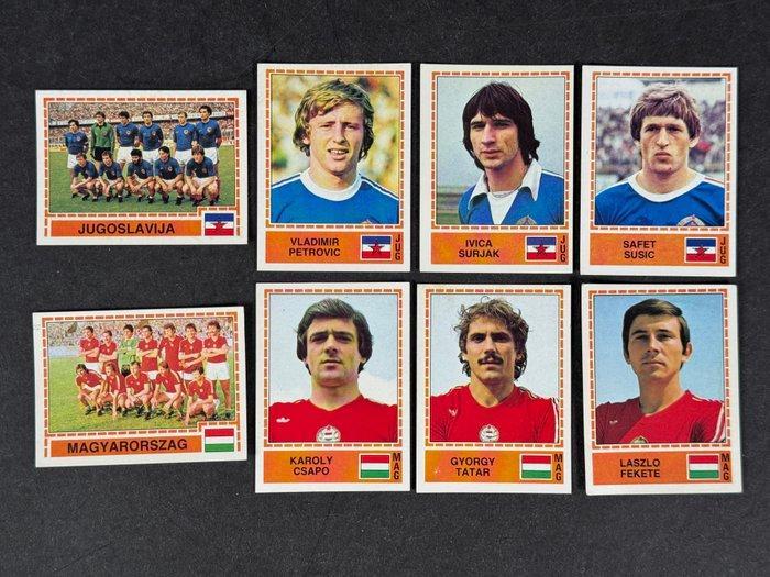 1980 Panini #213, 215/218, 220/222 Europa 80 - Jugoslavia &, Verzamelen, Stickers