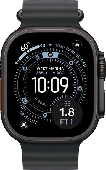 Apple – Watch Ultra 3 – LTE 49mm – Black Ocean Band beschikbaar voor biedingen