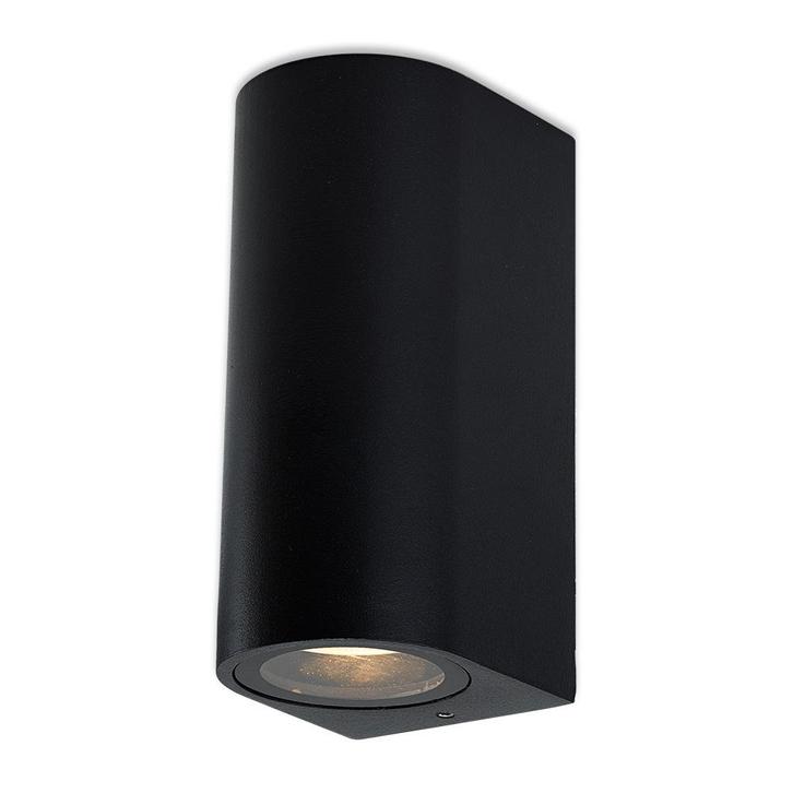 Ledisons LED-wandlamp Piove zwart GU10 Up-Down, Huis en Inrichting, Lampen | Losse lampen