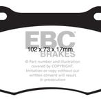 EBC 08+ Lexus IS-F 5.0 Yellowstuff Rear Brake Pads -, Ophalen of Verzenden, Nieuw