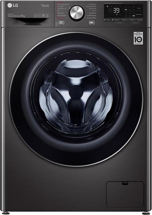 Lg F4wv709p2ba Wasmachine 9kg 1400t, Witgoed en Apparatuur, Wasmachines, Voorlader, 85 tot 90 cm, Ophalen of Verzenden