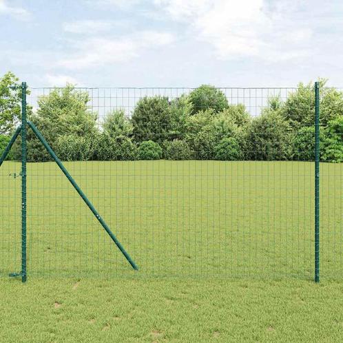 vidaXL Euro Omheining met 7 Palen 1,6 x 10 m van, Tuin en Terras, Schuttingen, Nieuw, IJzer, Verzenden