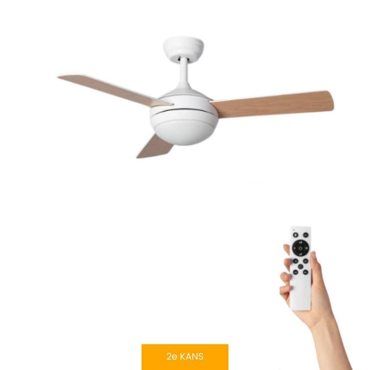 Magazijnopruiming! Plafondventilator met verlichting, Witgoed en Apparatuur, Ventilatoren, Ophalen