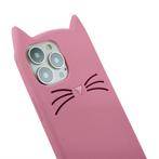 Schattige Roze Kat iPhone hoesje