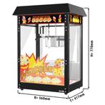 GGM Gastro | Popcornmachine - 5 kg/uur - met 1 kom | PMET5SS, Verzenden, Nieuw in verpakking
