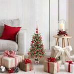 vidaXL Kerstboom met 150 LED met standaard Groen 65 cm PE, Diversen, Kerst, Verzenden, Nieuw