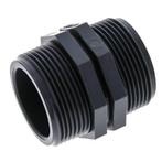 Dubbele Nippel G1 1/2 Polypropyleen (PP) 10bar FDA 54mm, Verzenden, Nieuw