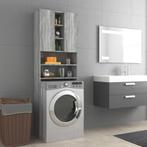 vidaXL Wasmachinekast 64x25,5x190 cm grijs sonoma, Witgoed en Apparatuur, Wasmachines, Verzenden, Nieuw