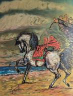 Giovan Francesco Gonzaga (1921-2007) - Destriero in riva al