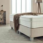 Boxspring Vida 160x200 beige, Verzenden, Nieuw, Beige, Modern