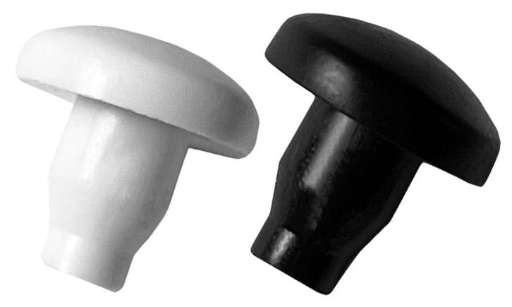 Set van 50 PVC dopjes, pluggen (binnenkant, rond, 7.0 mm, w, Huis en Inrichting, Woonaccessoires | Overige, Nieuw, Ophalen of Verzenden