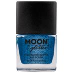 Moon Glitter Holographic Nail Polish Blue 14ml, Nieuw, Verzenden