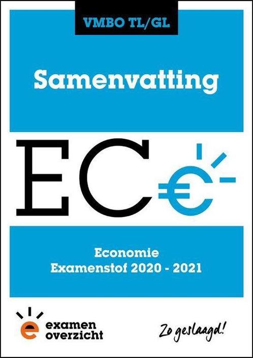 ExamenOverzicht   Samenvatting Economie VMBO T 9789493190238, Boeken, Economie, Management en Marketing, Zo goed als nieuw, Verzenden