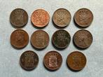Nederland. 1 Cent 1826/1875, Willem I en Willem III (totaal, Postzegels en Munten, Munten | Nederland
